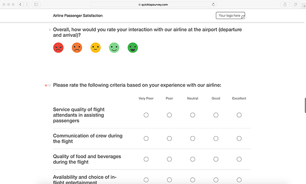 travel management company satisfaction survey
