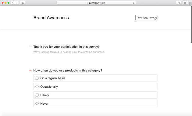 brand awareness survey template brand awareness survey template quicktapsurvey brand awareness survey template brand awareness survey template quicktapsurvey