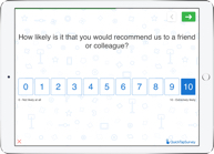 Nps net promoter score survey question type