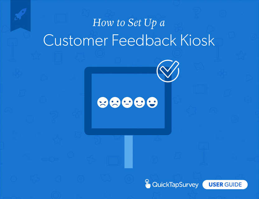 customer feedback kiosk guide book